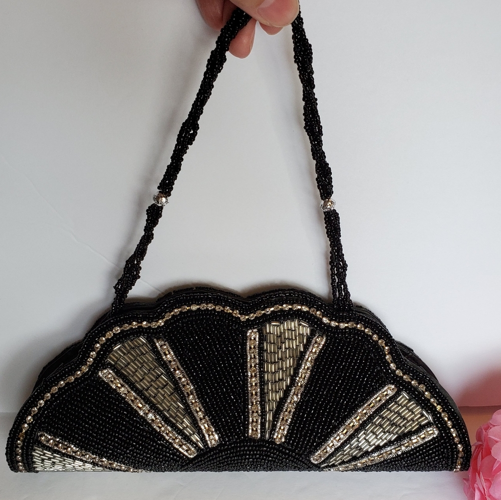 Vintage Looking EUC Structured Evening Bag - Picture 2 of 5